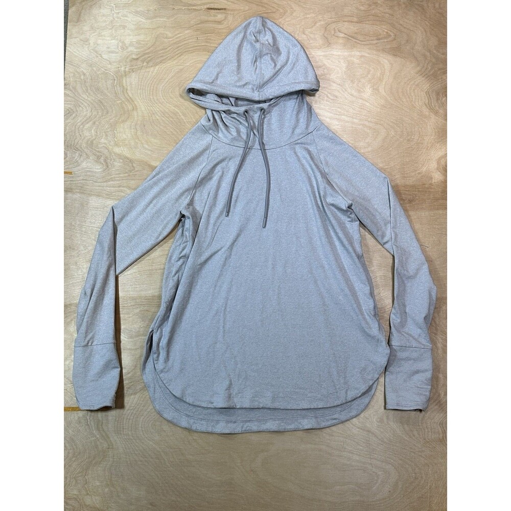 Athleta Women's Norwegian Grey Uptempo Hoodie Sweatshirt Size Medium